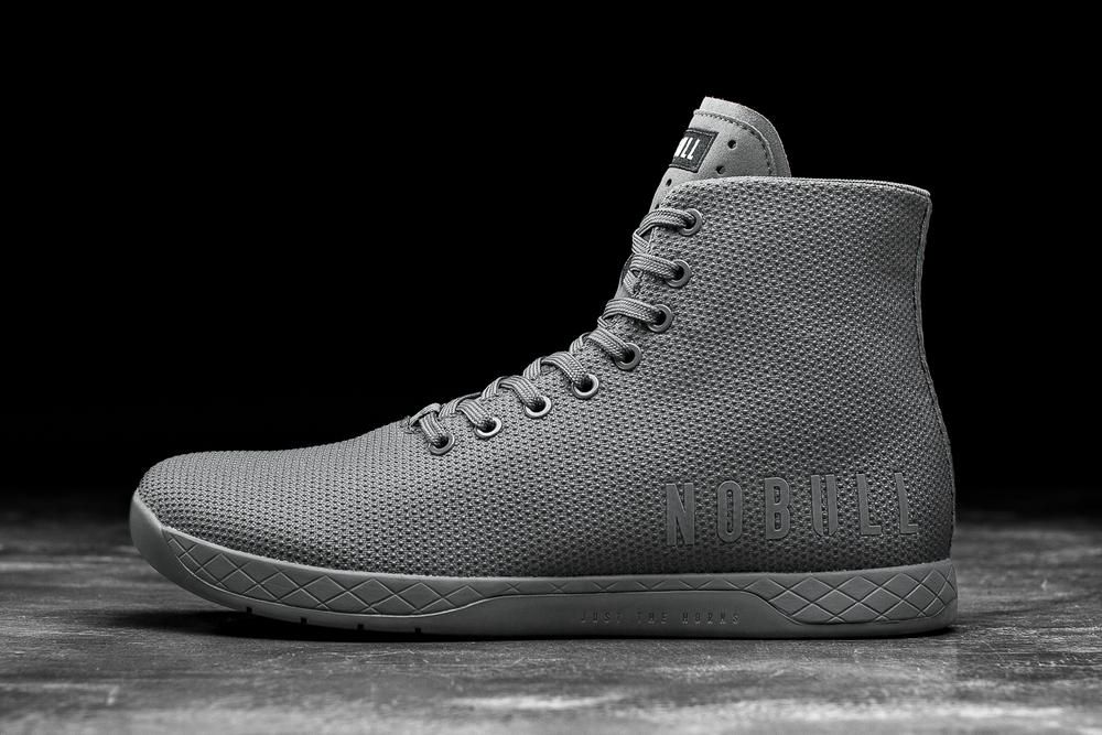 NOBULL Men's High-Top Training Shoes - Dark Grey - Ireland (6104ZCOWE)